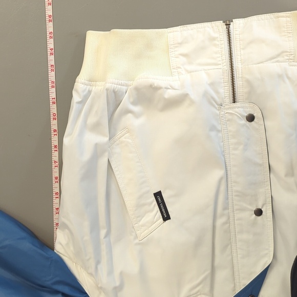 Vintage Members‎ Only Jacket size 46 White Blue 3 in 1 Convertible Vest - Picture 16 of 16